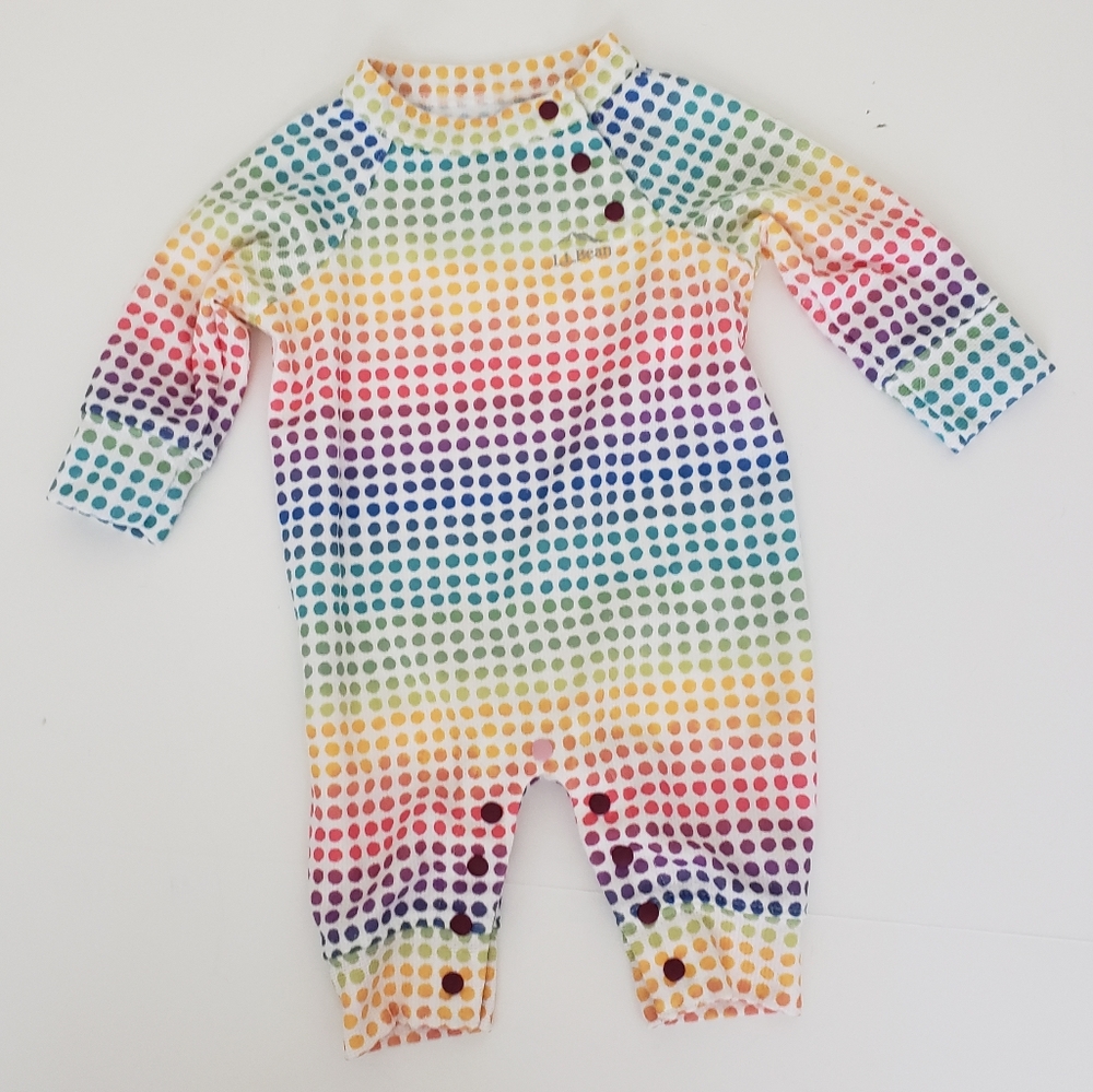 LL Bean Polka Dot Kids Jumpsuit